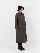 Atelier Suppan Long Coat 27 in Hand Dye/Green - ATELIER SUPPAN at Worthwhile - shop COAT
