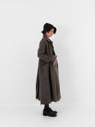 Atelier Suppan Long Coat 27 in Hand Dye/Green - ATELIER SUPPAN at Worthwhile - shop COAT