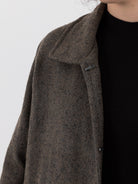 Atelier Suppan Long Coat 27 in Hand Dye/Green - ATELIER SUPPAN at Worthwhile - shop COAT