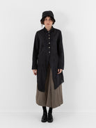 Atelier Suppan Long Shirt 52 in Hand Dye/Dark - ATELIER SUPPAN at Worthwhile - shop TOP
