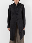Atelier Suppan Long Shirt 52 in Hand Dye/Dark - ATELIER SUPPAN at Worthwhile - shop TOP