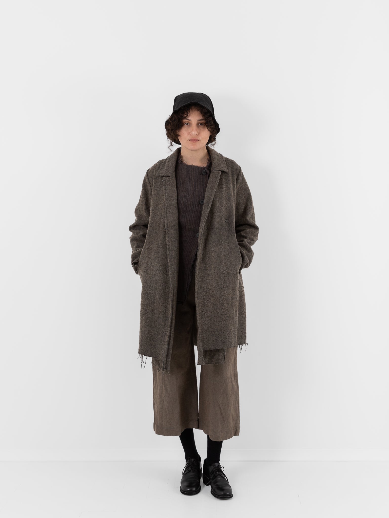 Atelier Suppan Short Coat 28 in Hand Dye/Green - ATELIER SUPPAN at Worthwhile - shop COAT