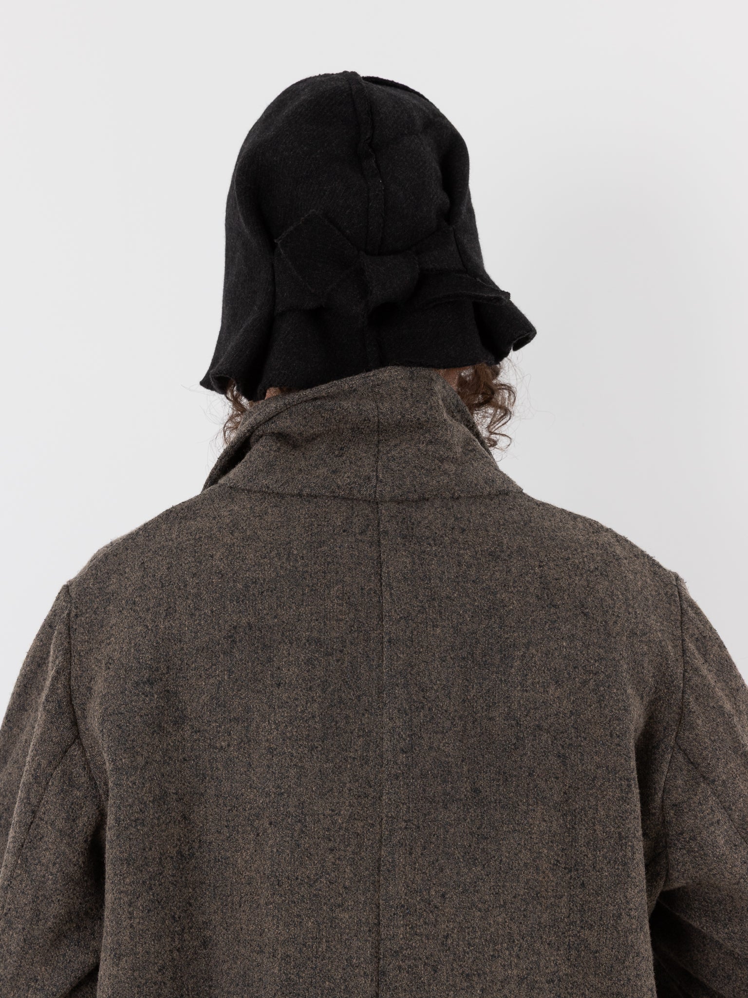 Atelier Suppan Short Coat 28 in Hand Dye/Green - ATELIER SUPPAN at Worthwhile - shop COAT