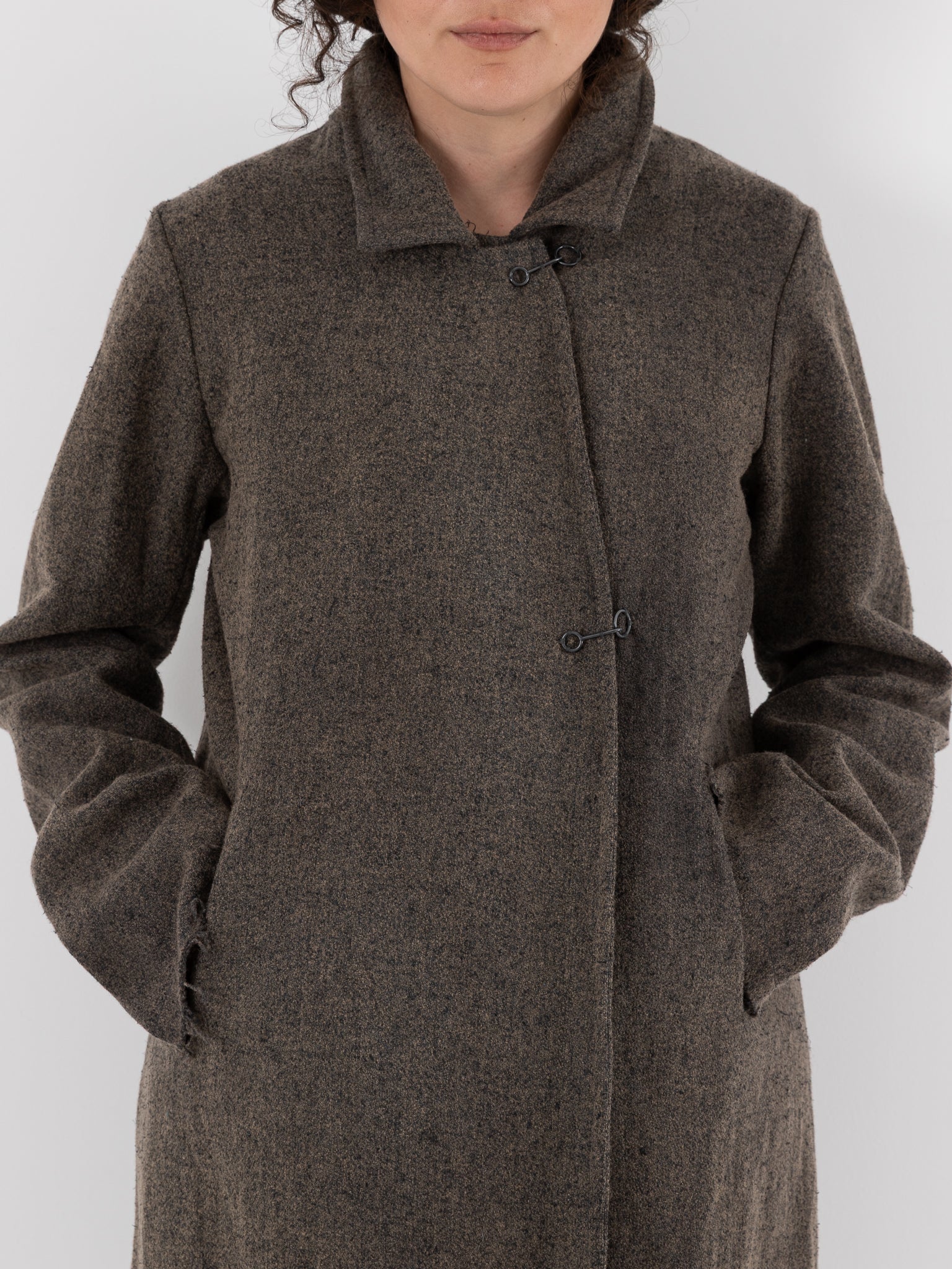 Atelier Suppan Short Coat 28 in Hand Dye/Green - ATELIER SUPPAN at Worthwhile - shop COAT