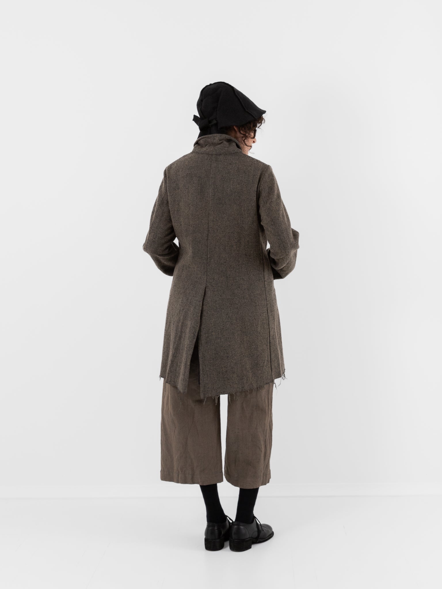 Atelier Suppan Short Coat 28 in Hand Dye/Green - ATELIER SUPPAN at Worthwhile - shop COAT