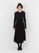 Atelier Suppan Loden Skirt 40 in Black - ATELIER SUPPAN at Worthwhile - shop SKIRT