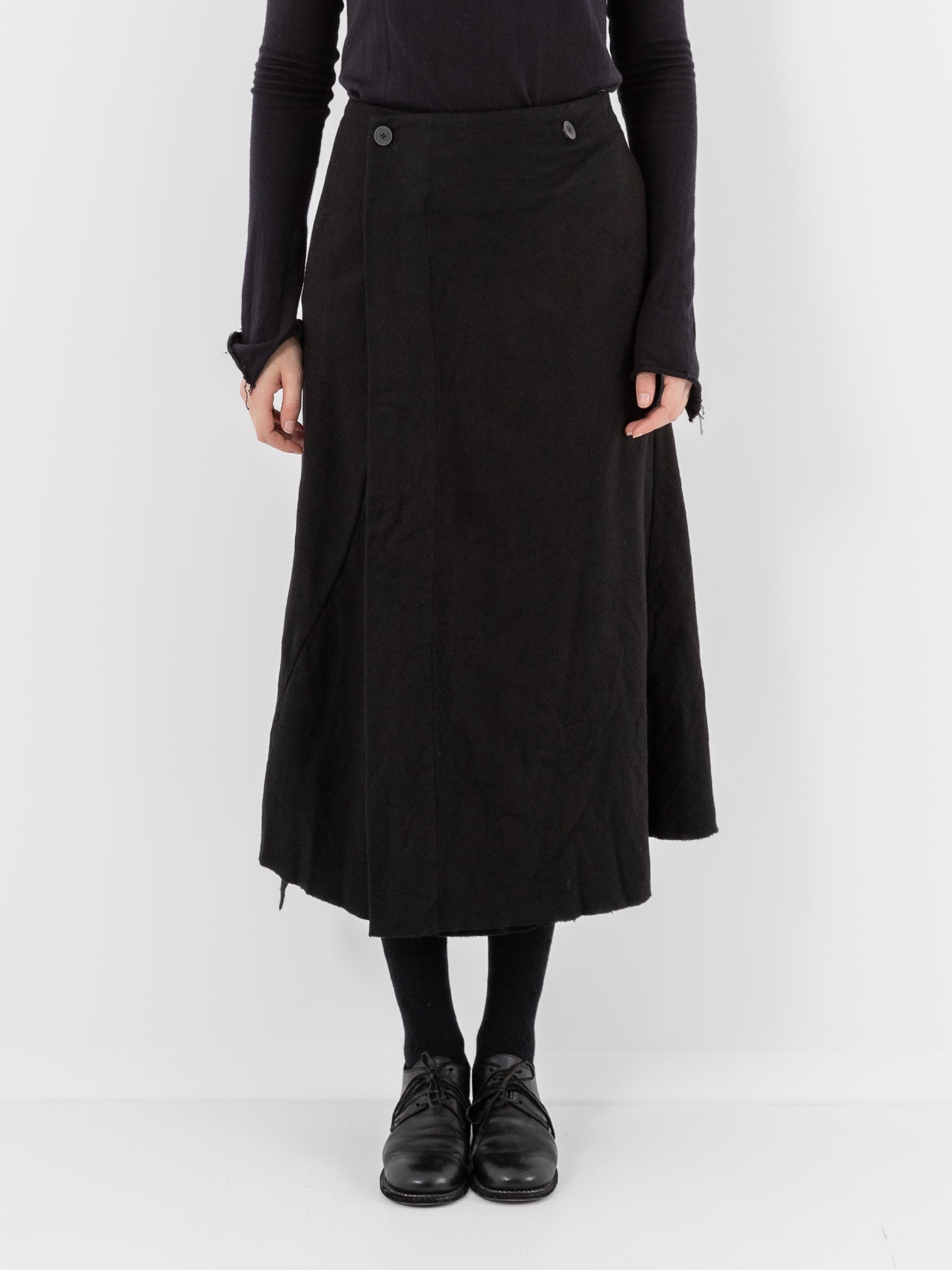 Atelier Suppan Loden Skirt 40 in Black - ATELIER SUPPAN at Worthwhile - shop SKIRT