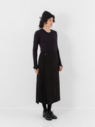 Atelier Suppan Loden Skirt 40 in Black - ATELIER SUPPAN at Worthwhile - shop SKIRT