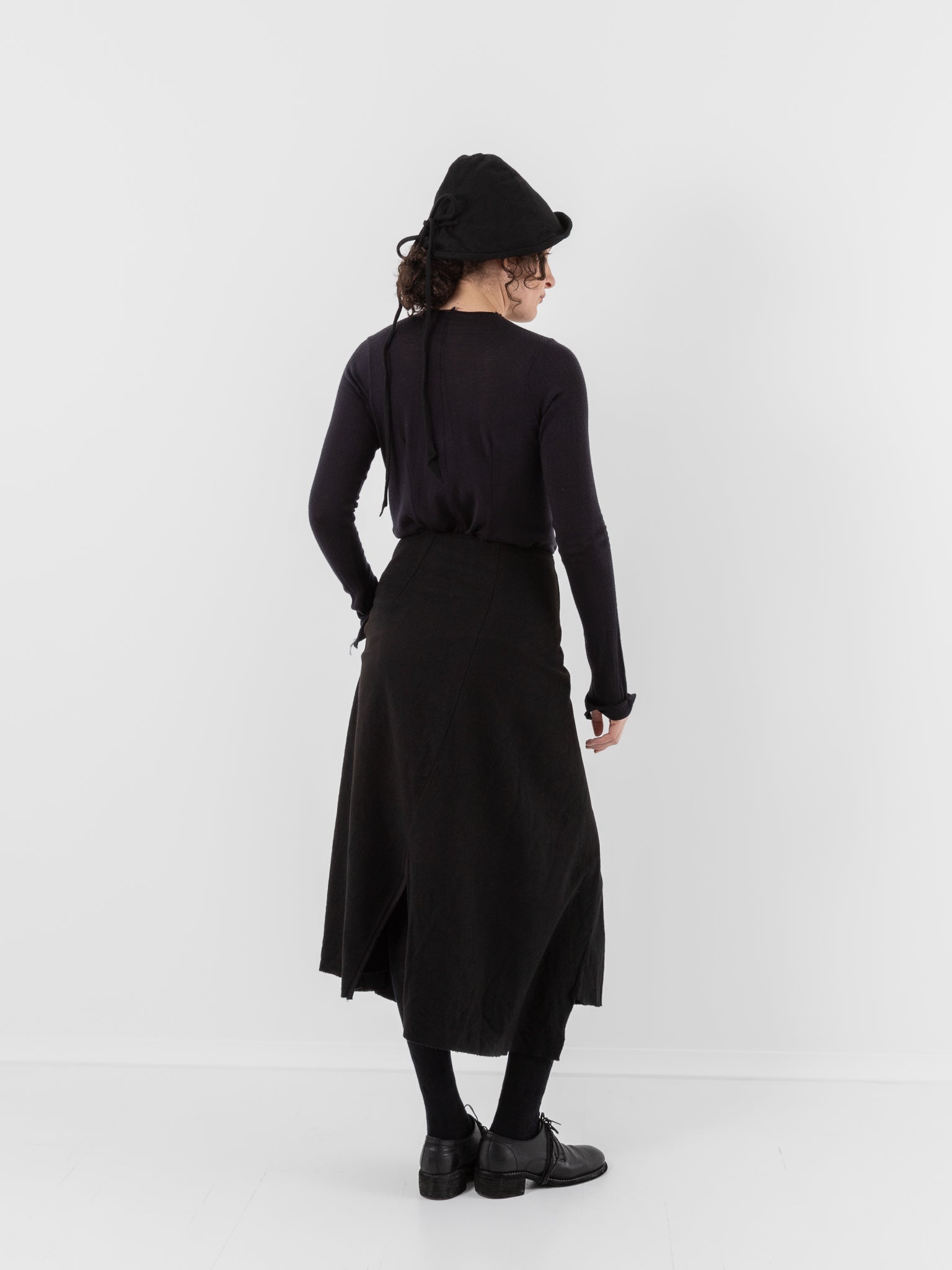 Atelier Suppan Loden Skirt 40 in Black - ATELIER SUPPAN at Worthwhile - shop SKIRT