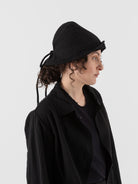 Atelier Suppan Loden Hat 62 in Black - ATELIER SUPPAN at Worthwhile - shop SCARF