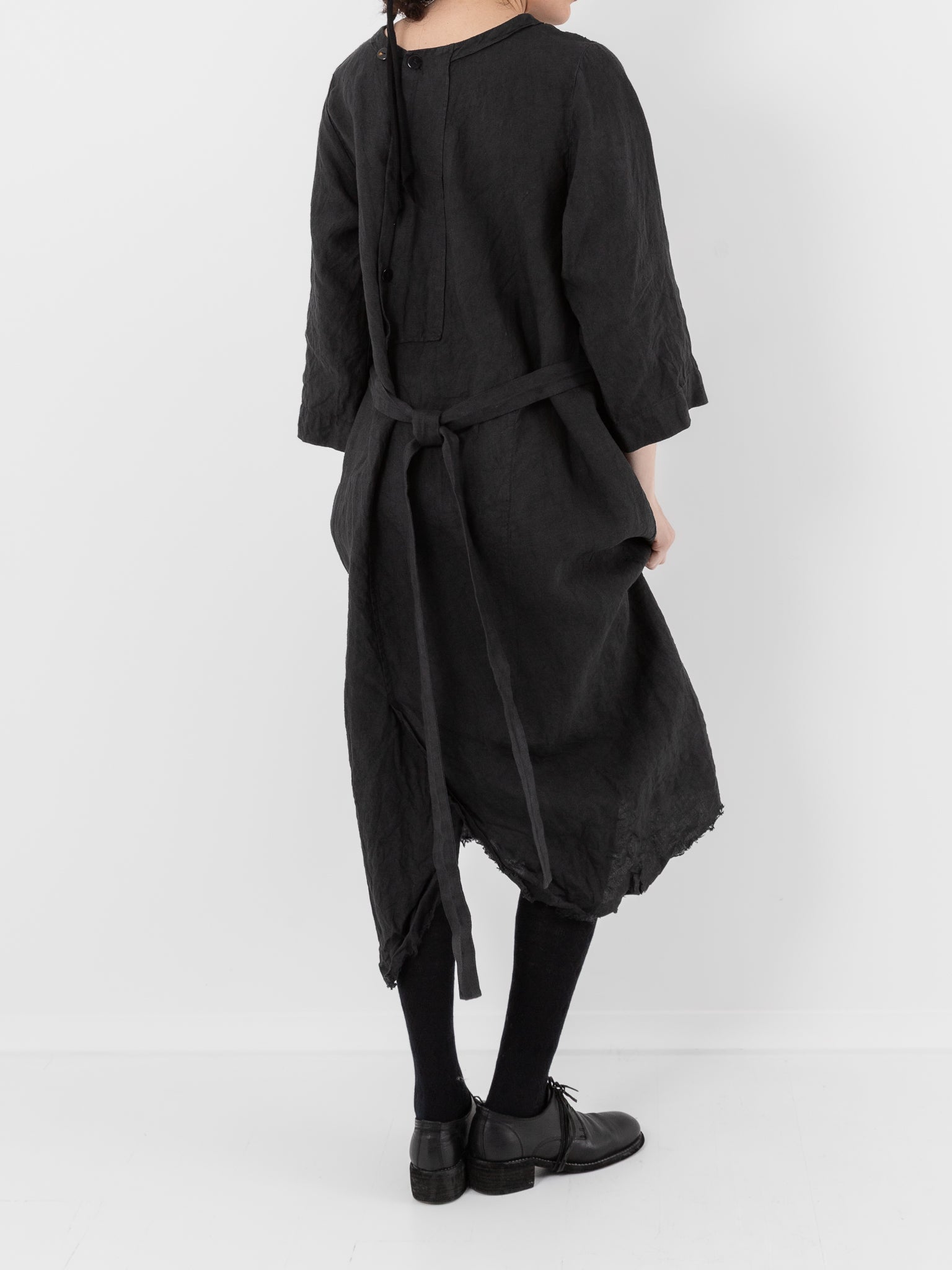 Atelier Suppan Dress 35 in Hand Dye/Dark - ATELIER SUPPAN at Worthwhile - shop DRESS