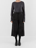 Atelier Suppan Heavy Hemp Trousers 44 in Hand Dye/Dark - ATELIER SUPPAN at Worthwhile - shop PANT