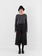 Atelier Suppan Heavy Hemp Trousers 44 in Hand Dye/Dark - ATELIER SUPPAN at Worthwhile - shop PANT