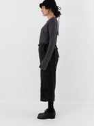 Atelier Suppan Heavy Hemp Trousers 44 in Hand Dye/Dark - ATELIER SUPPAN at Worthwhile - shop PANT