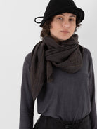 Atelier Suppan Hand Stitched Scarf 60 in Hand Dye - ATELIER SUPPAN at Worthwhile - shop SCARF