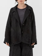 Atelier Suppan Raglan Jacket 29 in Hand Dye/Dark - ATELIER SUPPAN at Worthwhile - shop JACKET
