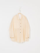 Atelier Suppan Front Double Shirt 53 in Off White - ATELIER SUPPAN at Worthwhile - shop TOP