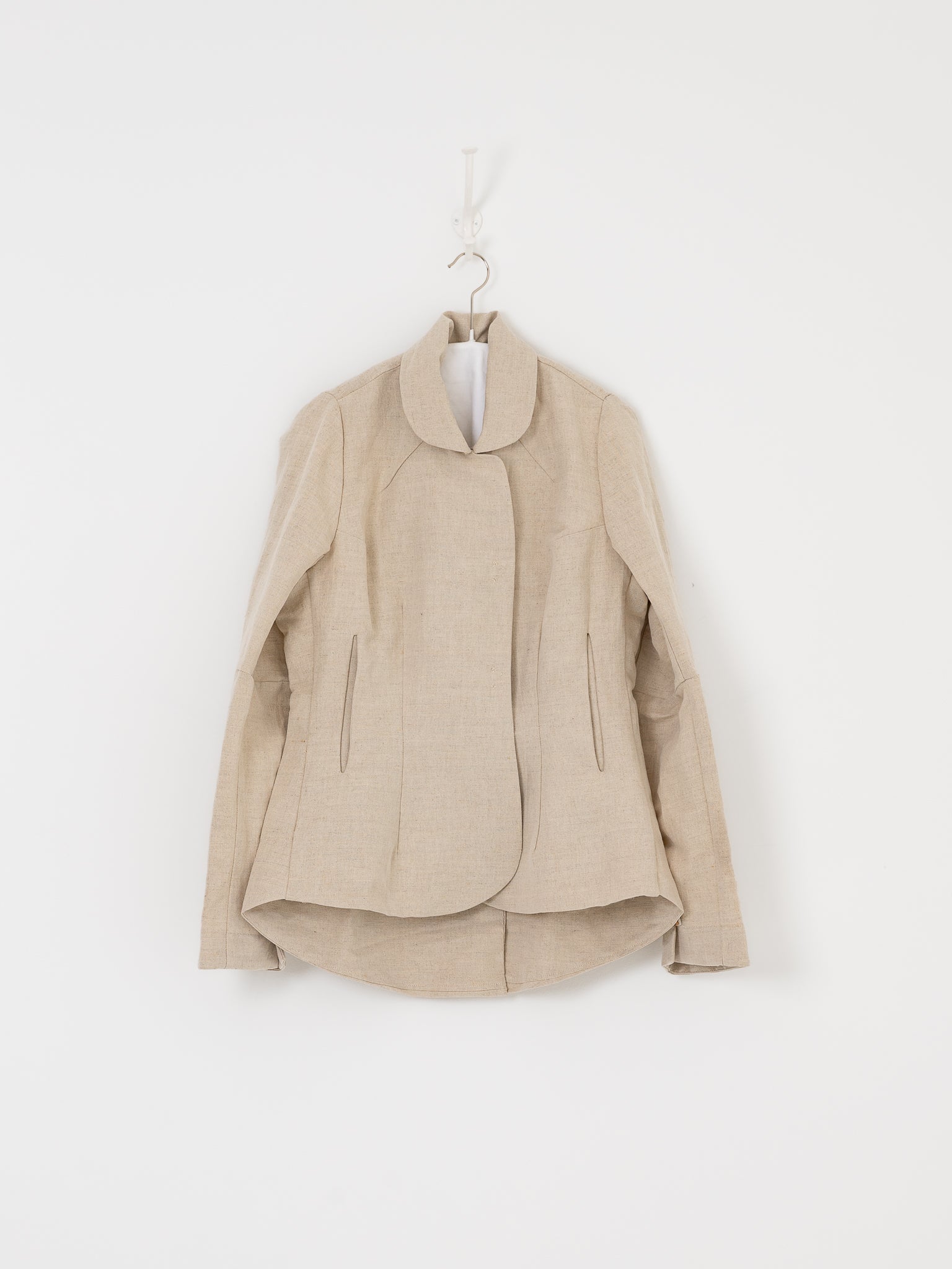 Atelier Suppan Toile Jacket 35 in White - ATELIER SUPPAN at Worthwhile - shop JACKET