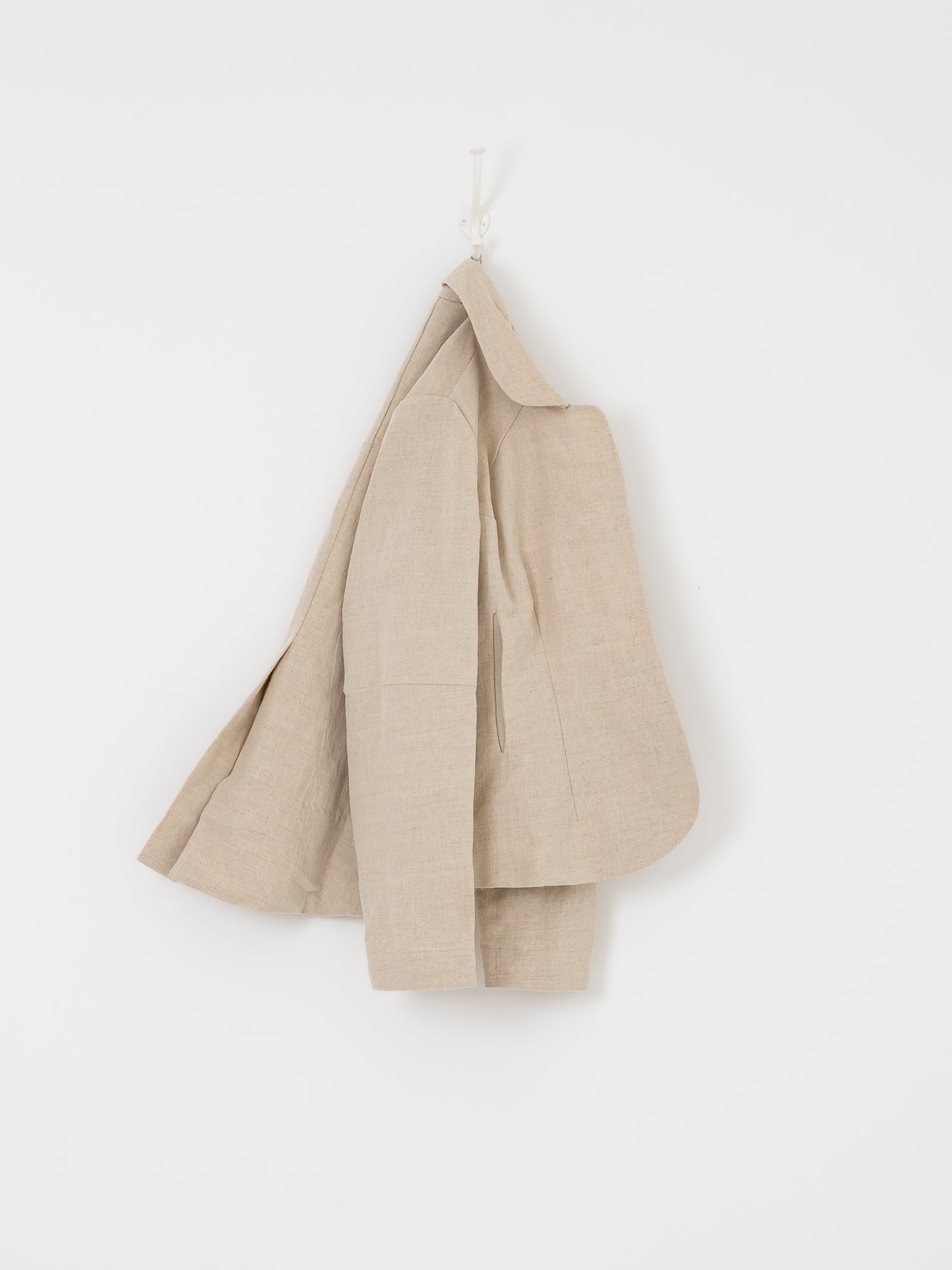Atelier Suppan Toile Jacket 35 in White - ATELIER SUPPAN at Worthwhile - shop JACKET