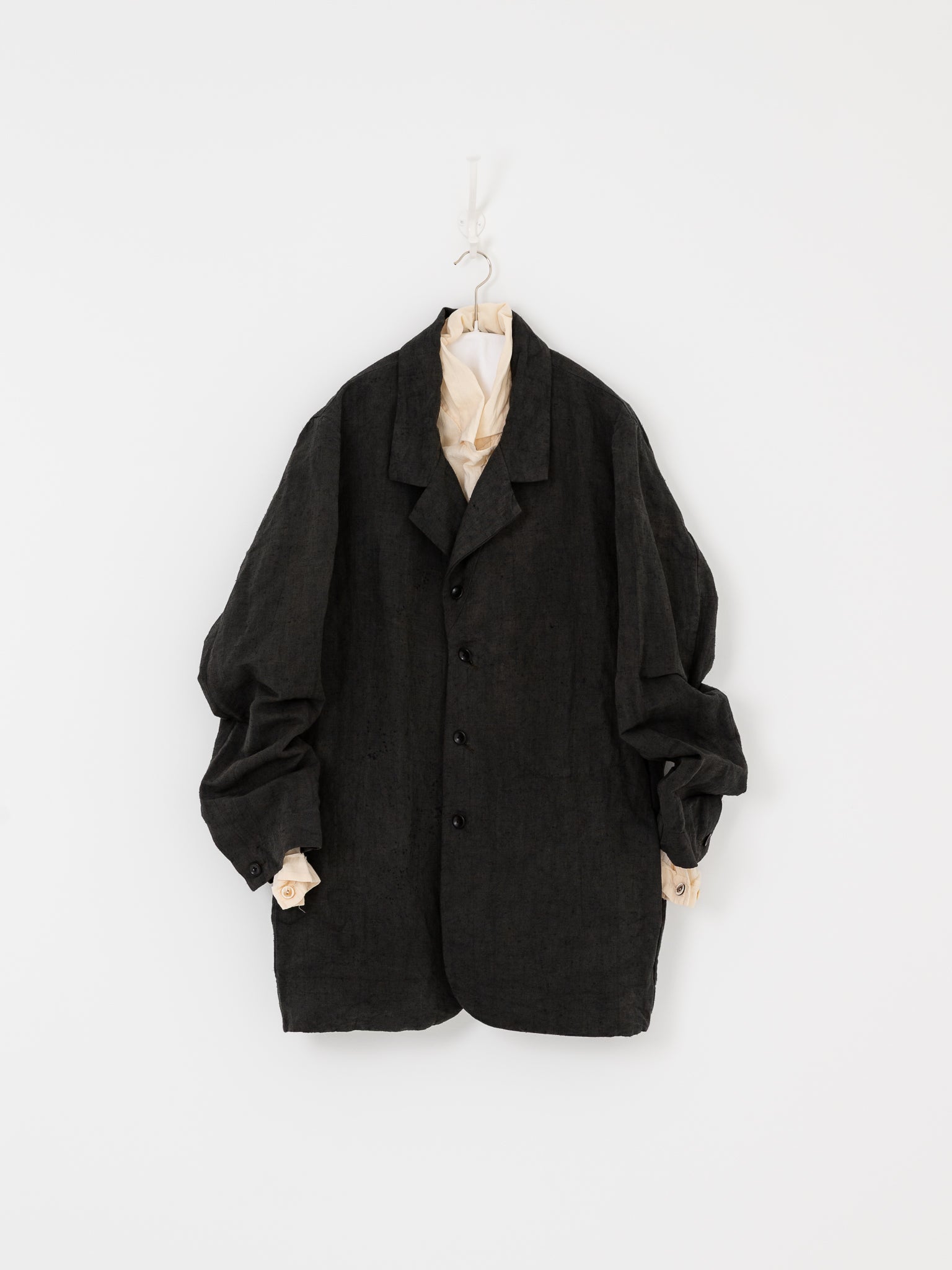 Atelier Suppan Hemp Jacket 01 in Blue Green - ATELIER SUPPAN at Worthwhile - shop JACKET