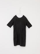 Atelier Suppan Long Linen Tee Shirt 66 in Black - ATELIER SUPPAN at Worthwhile - shop TOP