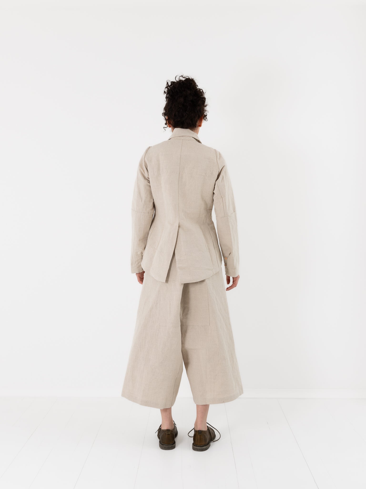 Atelier Suppan Toile Jacket 35 in White - ATELIER SUPPAN at Worthwhile - shop JACKET