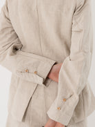Atelier Suppan Toile Jacket 35 in White - ATELIER SUPPAN at Worthwhile - shop JACKET