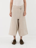Atelier Suppan Toile Short Pants 42 in Off White - ATELIER SUPPAN at Worthwhile - shop PANT