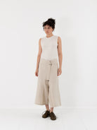 Atelier Suppan Toile Short Pants 42 in Off White - ATELIER SUPPAN at Worthwhile - shop PANT