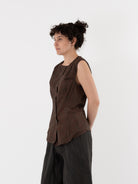 Atelier Suppan Printed Top 57 in Overdye - ATELIER SUPPAN at Worthwhile - shop TOP