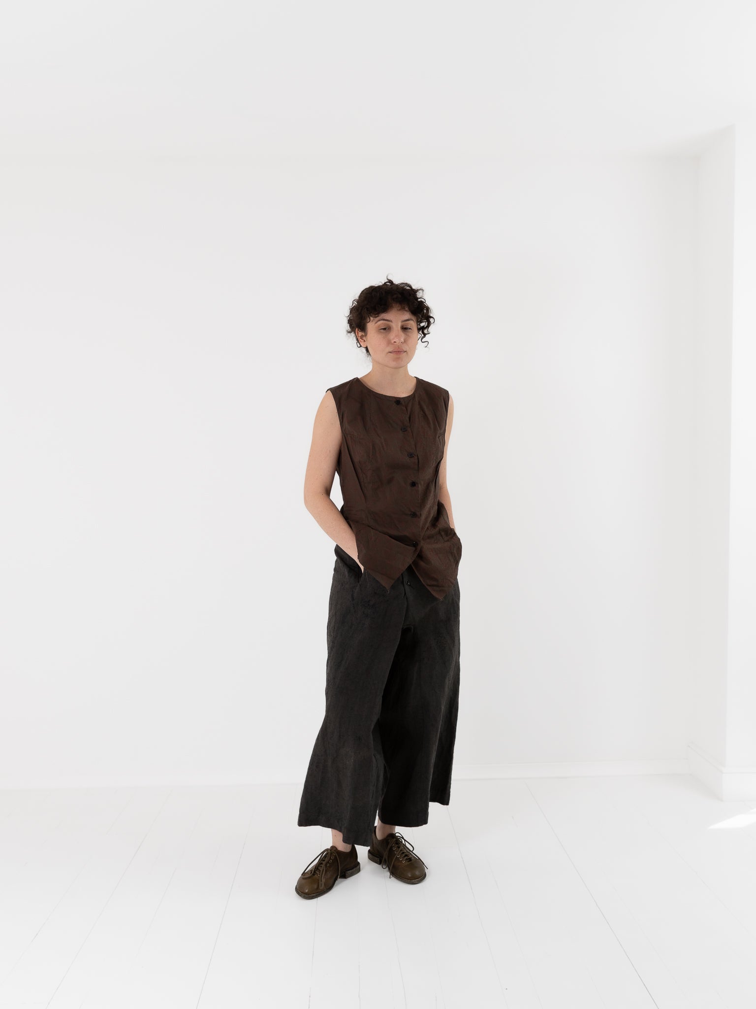 Atelier Suppan Printed Top 57 in Overdye - ATELIER SUPPAN at Worthwhile - shop TOP