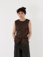 Atelier Suppan Printed Top 57 in Overdye - ATELIER SUPPAN at Worthwhile - shop TOP