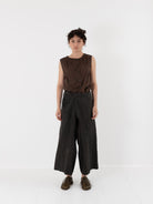 Atelier Suppan Round Hook Trousers 09 in Blue Green - ATELIER SUPPAN at Worthwhile - shop PANT