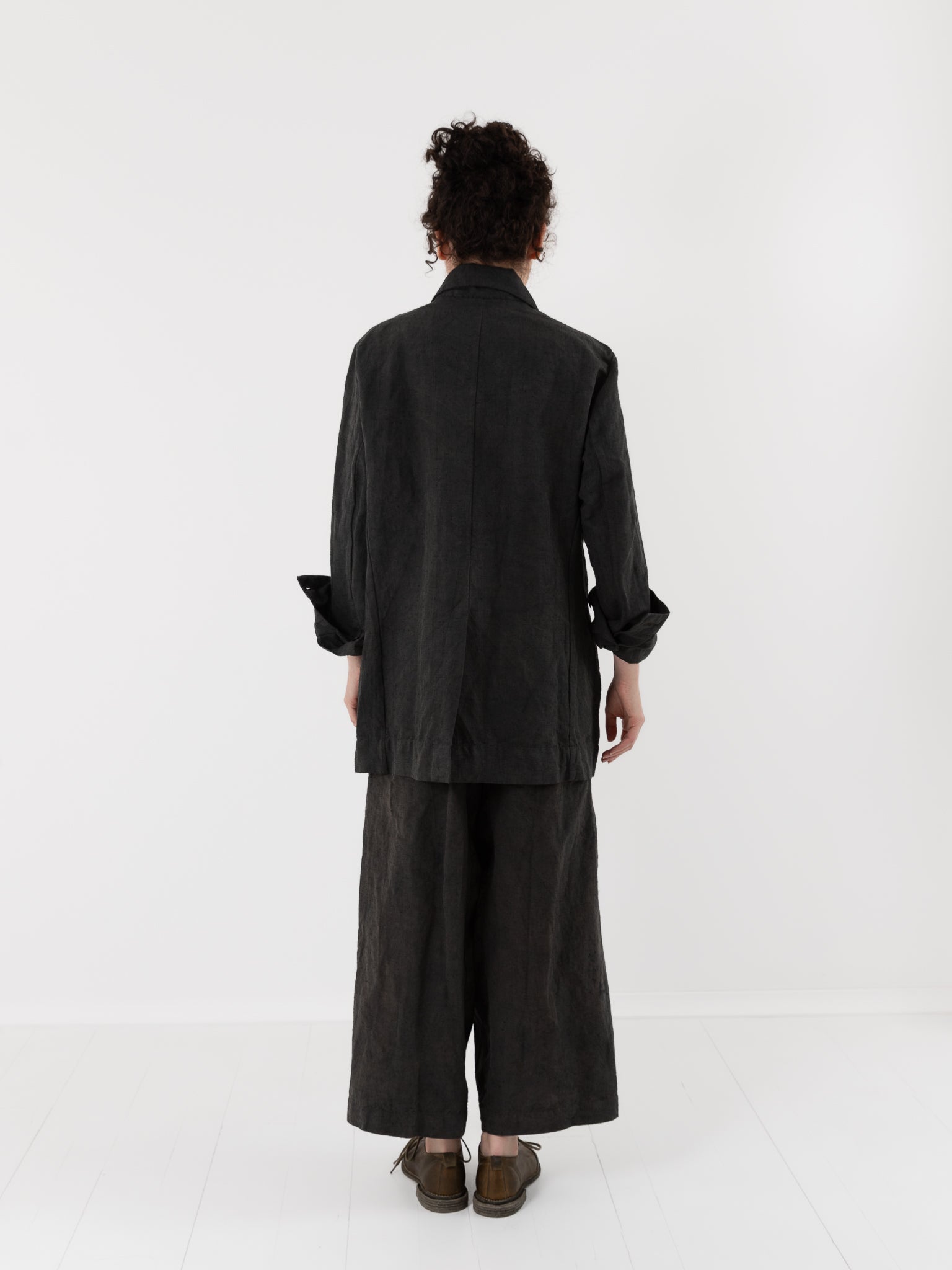 Atelier Suppan Hemp Jacket 01 in Blue Green - ATELIER SUPPAN at Worthwhile - shop JACKET
