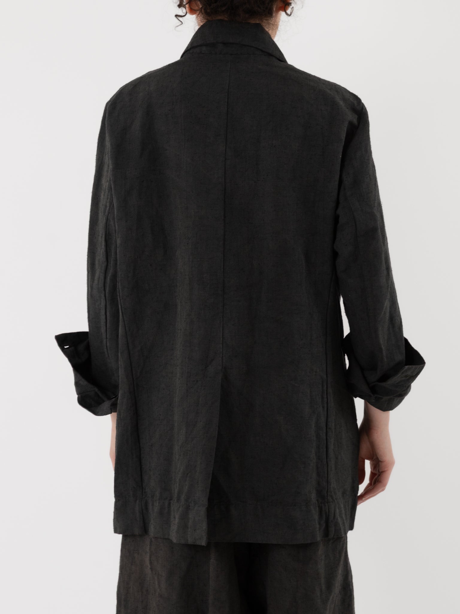 Atelier Suppan Hemp Jacket 01 in Blue Green - ATELIER SUPPAN at Worthwhile - shop JACKET