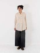 Atelier Suppan Front Double Shirt 53 in Off White - ATELIER SUPPAN at Worthwhile - shop TOP