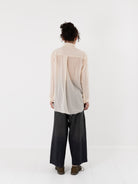 Atelier Suppan Front Double Shirt 53 in Off White - ATELIER SUPPAN at Worthwhile - shop TOP