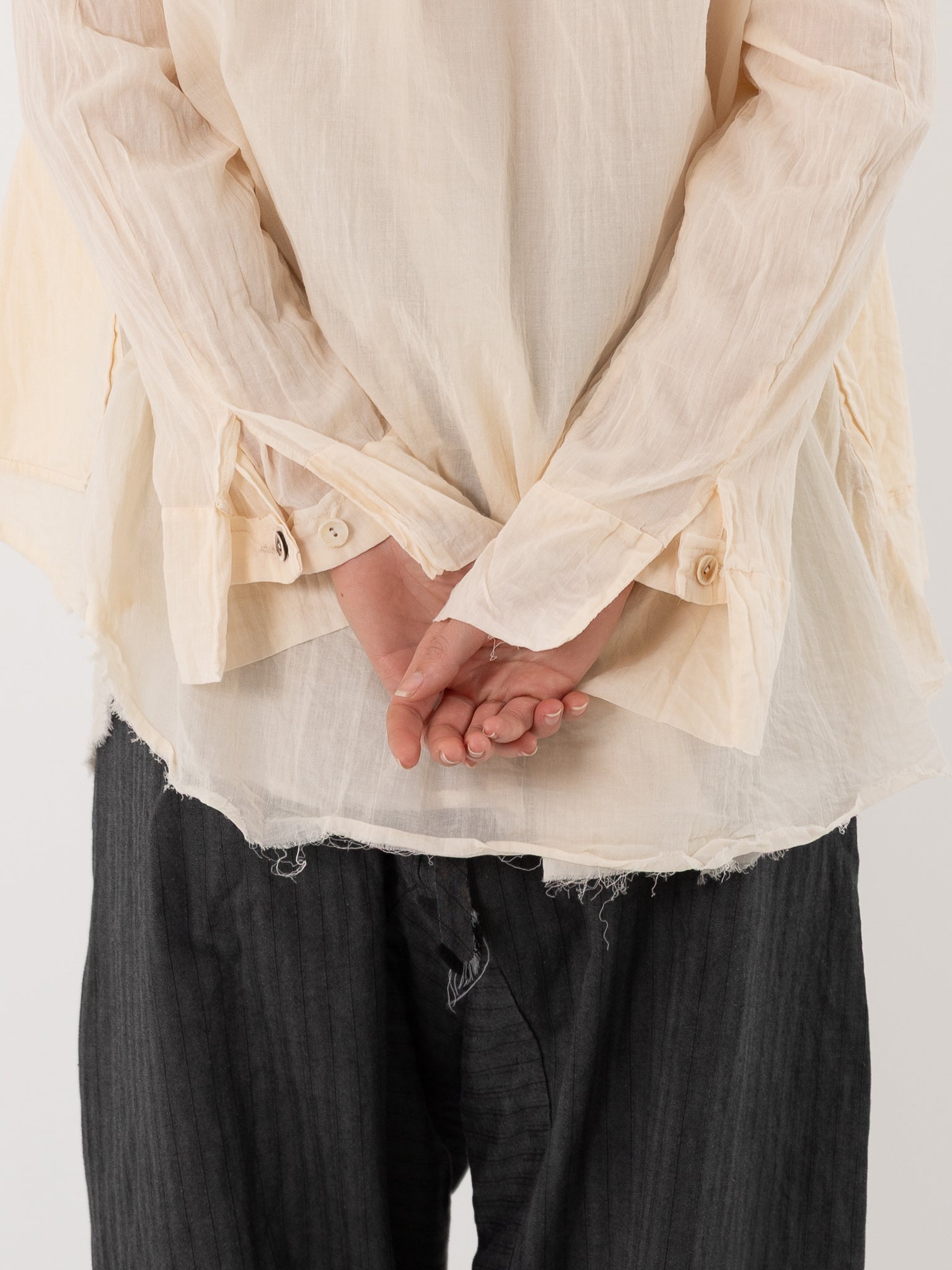 Atelier Suppan Shirt 52 in Off White - ATELIER SUPPAN at Worthwhile - shop JACKET