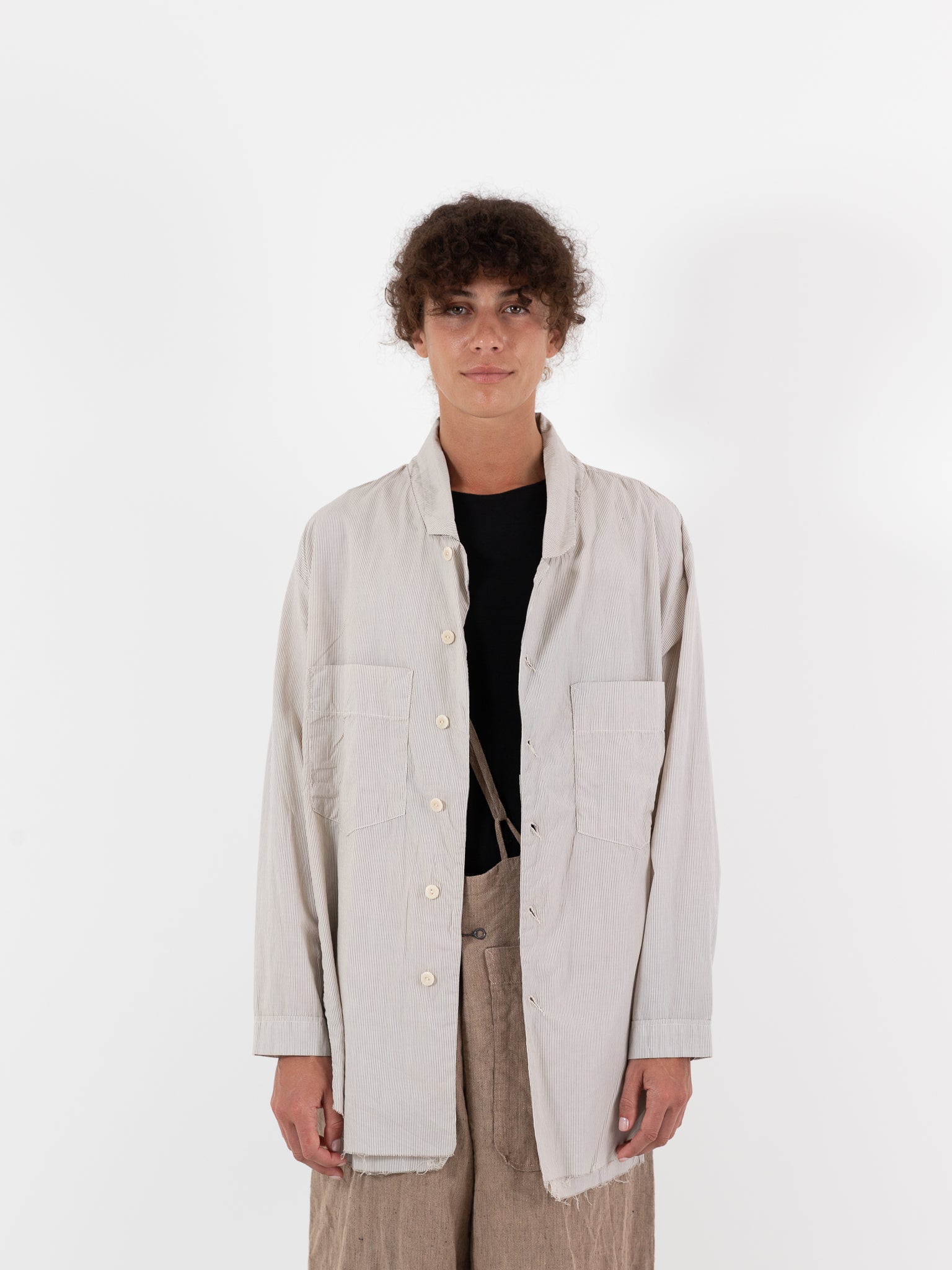 Atelier Suppan Men's Shirt 37 in Tea Dye - ATELIER SUPPAN at Worthwhile - shop TOP