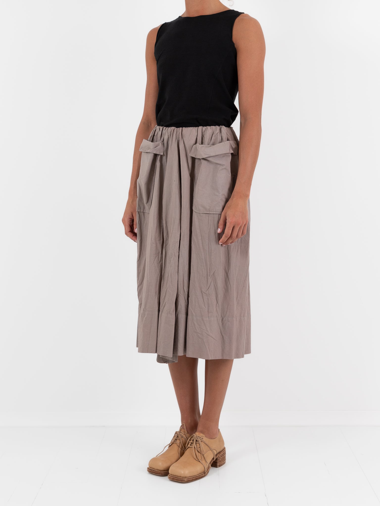 Atelier Suppan Skirt 57 in Tea Dye - ATELIER SUPPAN at Worthwhile - shop SKIRT