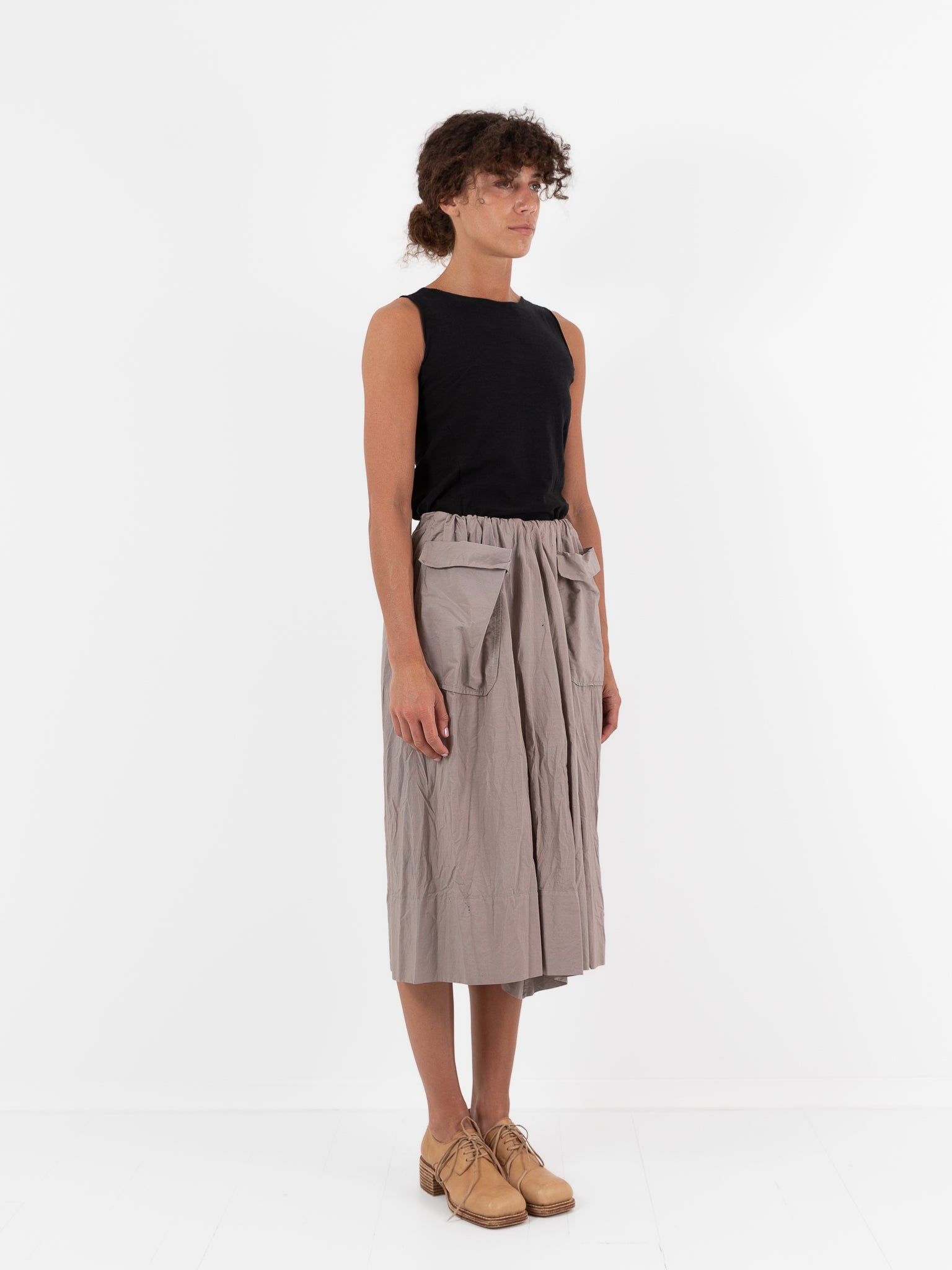 Atelier Suppan Skirt 57 in Tea Dye - ATELIER SUPPAN at Worthwhile - shop SKIRT