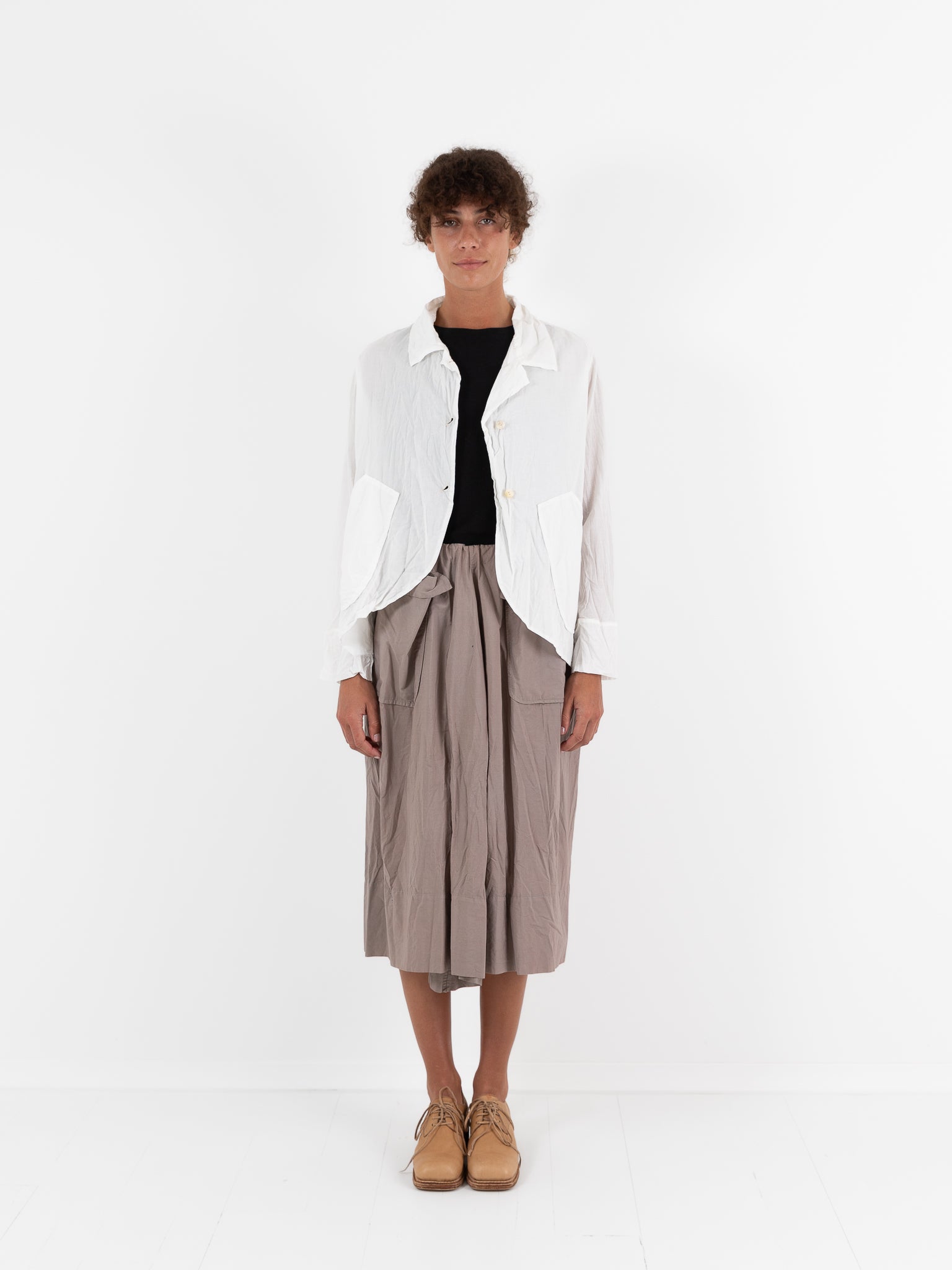 Atelier Suppan Skirt 57 in Tea Dye - ATELIER SUPPAN at Worthwhile - shop SKIRT