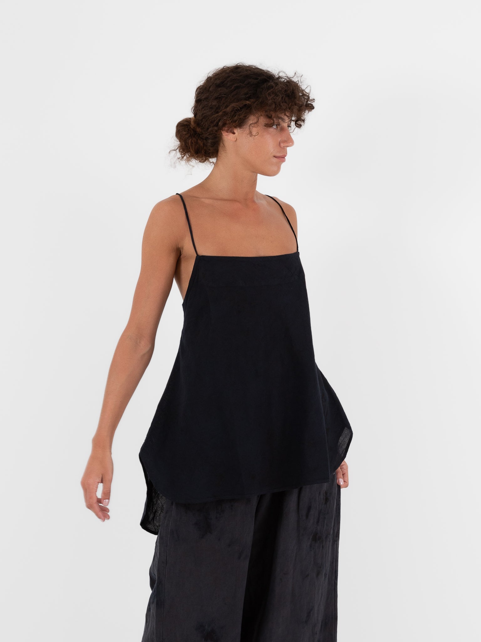 Atelier Suppan Camisole Top 44 in Dark - ATELIER SUPPAN at Worthwhile - shop TOP