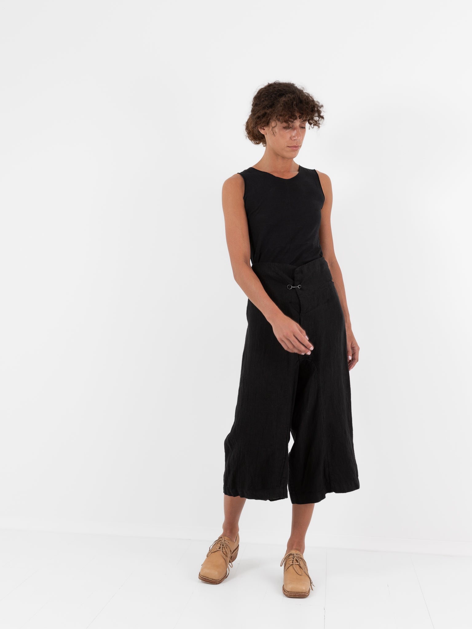 Atelier Suppan Round Hook Shorts 14 in Dark - ATELIER SUPPAN at Worthwhile - shop PANT