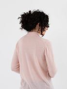 Auralee High Gauge Cashmere Cardigan Top in Light Pink - AURALEE at Worthwhile - shop CARDIGAN
