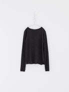 Auralee High Gauge Cashmere Pullover in Charcoal - AURALEE at Worthwhile - shop CARDIGAN
