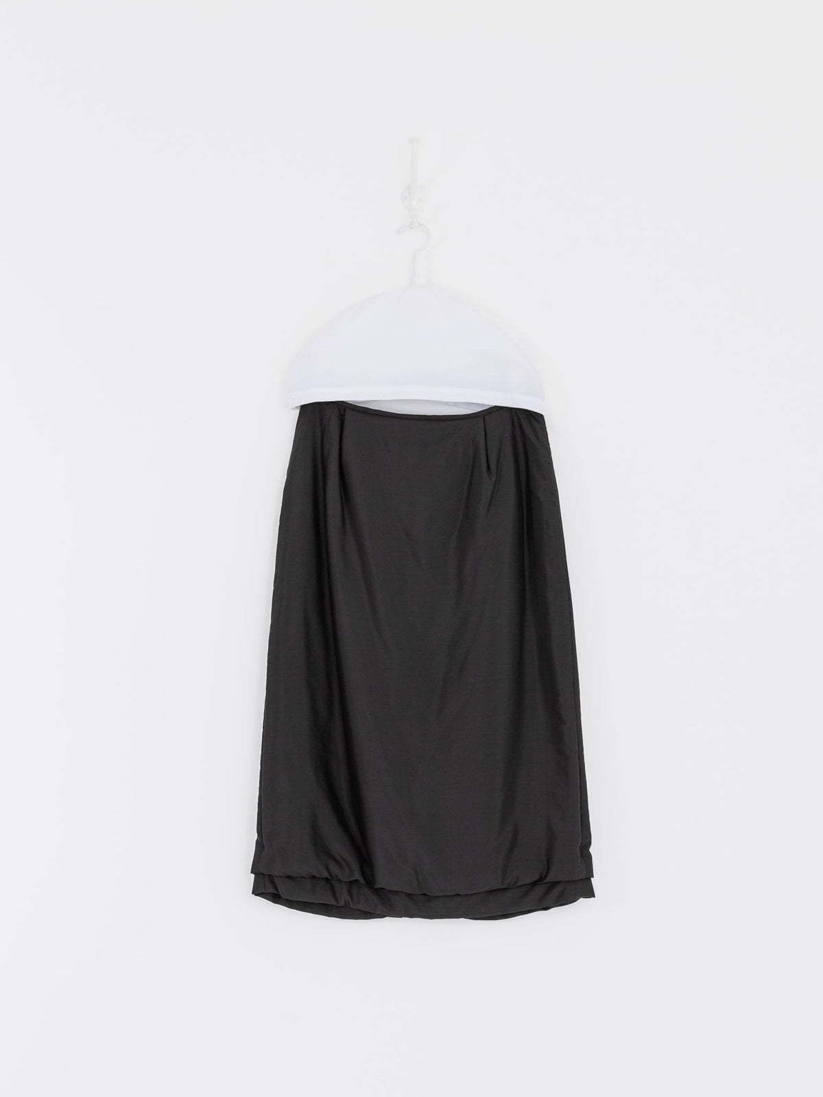 Auralee Light Padded Skirt in Ink Black - AURALEE at Worthwhile - shop SKIRT