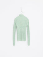 Auralee Nep Turtleneck in Mix Mint - AURALEE at Worthwhile - shop TOP