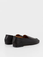 Auralee Soft Leather Loafers in Black - AURALEE at Worthwhile - shop SHOES