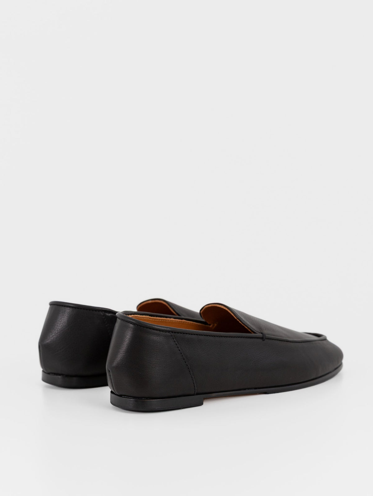 Auralee Soft Leather Loafers in Black - AURALEE at Worthwhile - shop SHOES